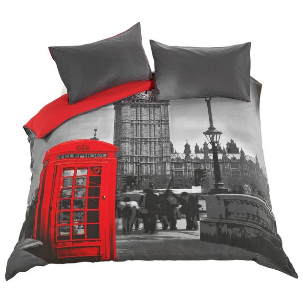 Buy HOME London Phonebox Bedding Set Kingsize at Argos.co.uk Your