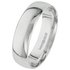 Revere 9ct White Gold Court Shape Wedding Ring - 5mm