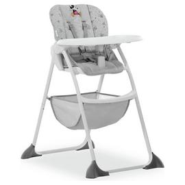 Hauck Disney Sit n Fold Highchair Mickey Mouse Grey