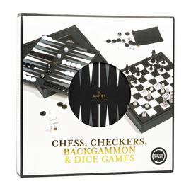 Professor Puzzle Chess, Checkers, Backgammon and Dice Game