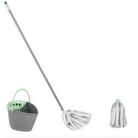 Charles Bentley Rethink Recycled 12L Microfibre Mop Set