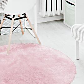 Homemaker Soft Washable Round Shaggy Rug