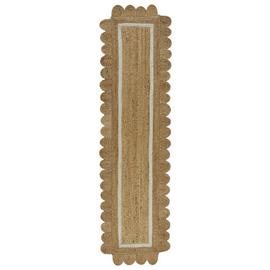 Homemaker Scallop Edge Jute Flatweave Rug