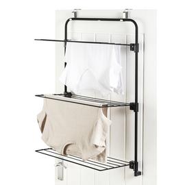 Argos Home 11m Over the Door Clothes Indoor Airer - Black