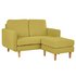 Argos Home Remi 2 Seater Fabric Chaise in a BoxYellow