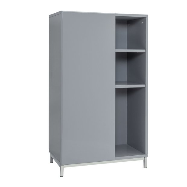 Buy Argos Home Gloss Double Unit Grey Freestanding Bathroom Cabinets Argos