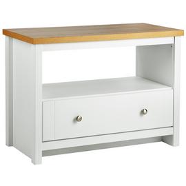 Argos Home Westbury 1 Drawer 1 Shelf Coffee Table - White