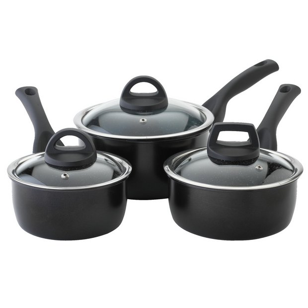 Buy Heart of House Ultimate Granite 3 Piece Pan Set at Argos.co.uk