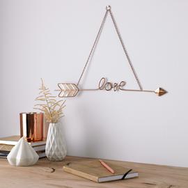 Art for the Home Love Story Metal Wall Sculpture - 31x43cm