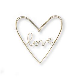 Art for the Home Amour Heart Metal Wall Sculpture - 40x40cm