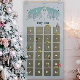 Personalised Message Snowman & Snowdog Advent Calendar