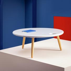 Habitat 60 Yumemi Round Coffee Table by Felix Conran - Grey