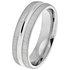 Revere Sterling Silver Matte Groove Wedding Ring6mm