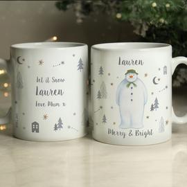 Personalised Message The Snowman Mug