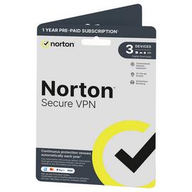 Norton Secure VPN 3 Devices 1 Year Digital Download