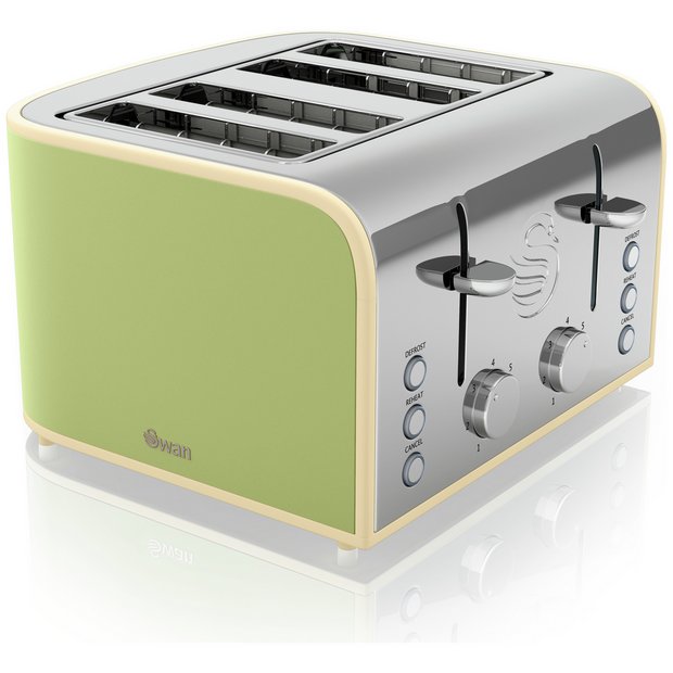 Buy Swan Retro 4 Slice Toaster Green at Argos.co.uk Your Online