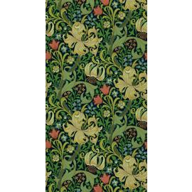 Morris & Co. Golden Lily Green Floral Wallpaper