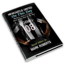 Personalised Message Newcastle On This Day Book