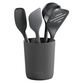 Zyliss Recycled 5 Piece Utensil Set with Stand