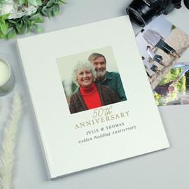 Personalised Message 50th Anniversary Photo Album