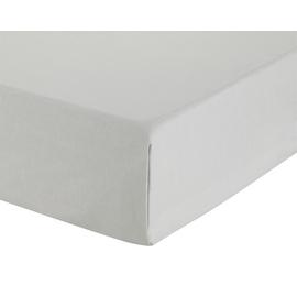 Habitat Easycare Plain White Flat Sheet