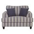 Argos Home Barmouth Fabric Cuddle ChairStripe