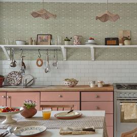 Morris & Co. Borage Leaf Green Floral Wallpaper