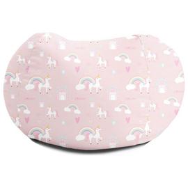 rucomfy Kids Unicorn Castle Bean Bag - Pink