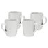 ColourMatch Set of 4 Stoneware Mugs Set - Super White