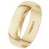 Revere 9ct Yellow Gold D-Shape Wedding Ring - 5mm