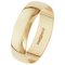 Revere 9ct Yellow Gold D-Shape Wedding Ring - 5mm