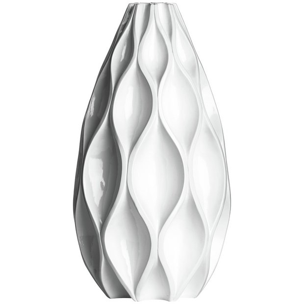 Buy Premier Housewares Polyresin White Vase at Argos.co.uk Your
