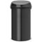Brabantia 60 Litre Touch Lid Kitchen Bin - Matt Black