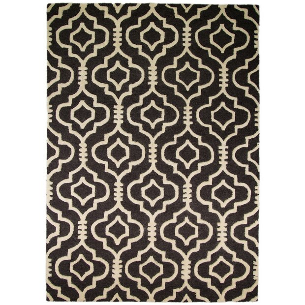 Buy Agadier Charcoal Rug 80x150cm at Argos.co.uk Your Online Shop