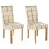 Argos Home Pair of Fabric Skirted Chairs - Cream Check
