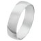 Revere 9ct White Gold D-Shape Wedding Ring - 5mm