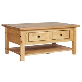 Argos Home San Diego 2 Drawers 1 Shelf Coffee Table - Pine