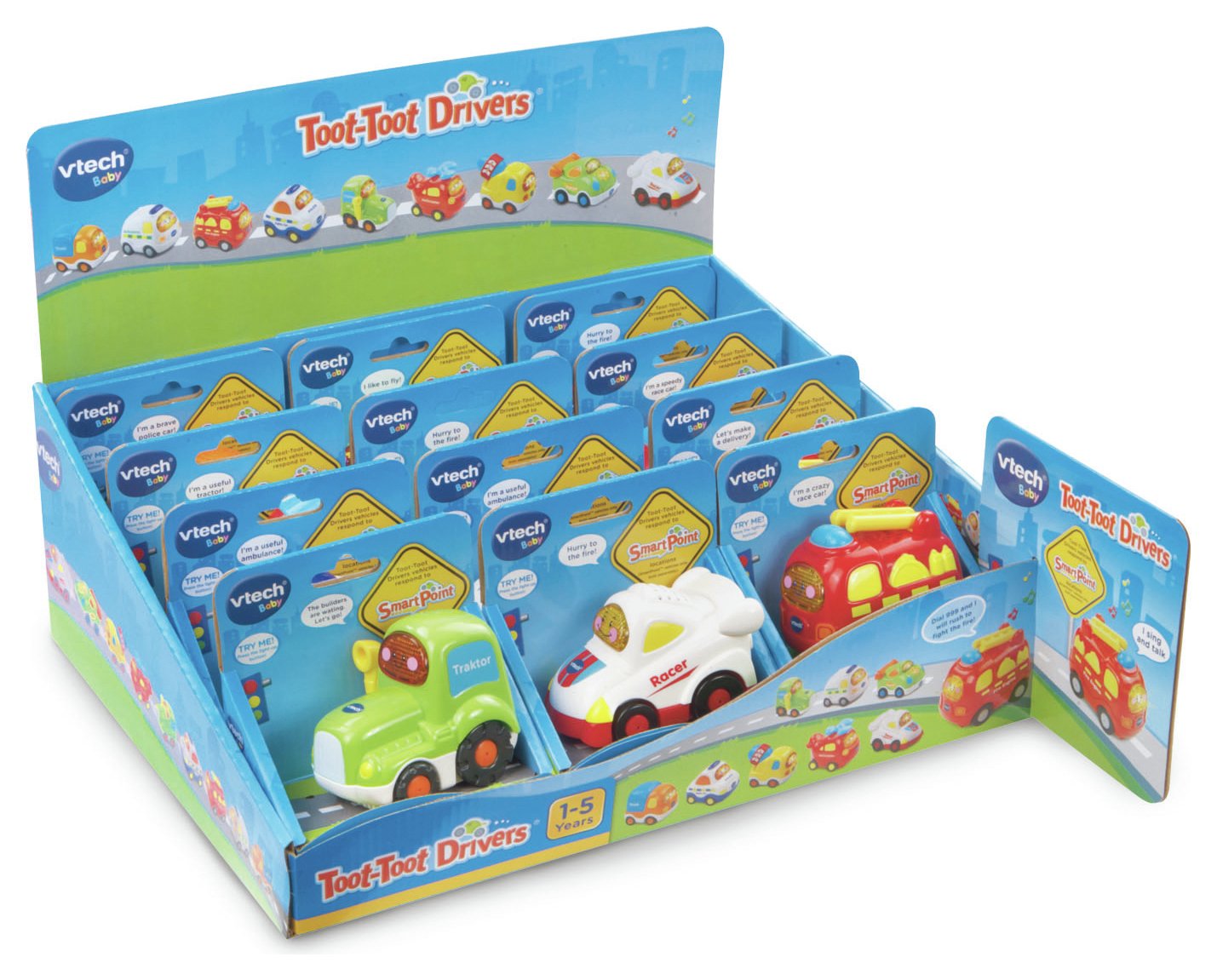 argos vtech toot toot garage