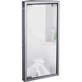 Argos Home Stainless Steel 1 Door Mirrored Cabinet
