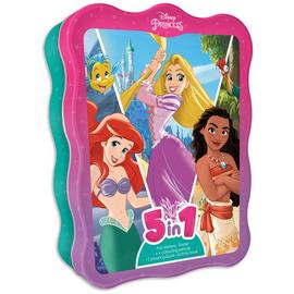 Disney Princess 5 in 1 Activity Tin