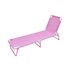 Argos Home Metal Folding Sun Lounger - Pink