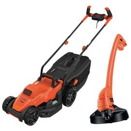Black + Decker 34cm Corded Rotary Lawnmower - 1400W
