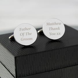 Personalised Memento Charming Cufflinks with Gift Box