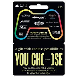 You Choose Gaming 25 GBP Gift Card