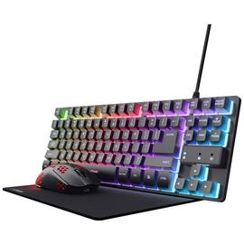 Trust GXT796 Keyboard and Wireless Mouse with Mousepad