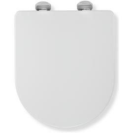 Croydex Eyre D Shaped Toilet Seat - White