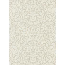 Morris & Co. Acorn Branches Neutral Floral Wallpaper