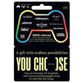 You Choose Gaming 15 GBP Gift Card