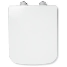 Cryodex Leven Plastic Square Toilet Seat – White