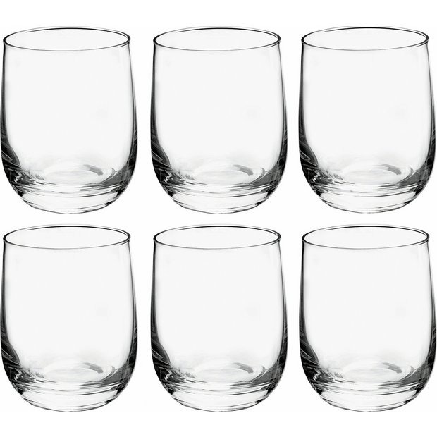 tumblers argos 6 Set  of Clear Buy Joy Glassware Tumblers  Habitat at